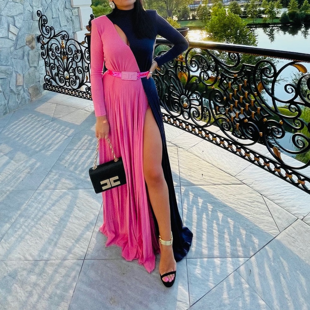 Elisabetta Franchi dress , red carpet dress, Made in Italy